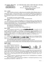 Kỳ thi chọn học sinh giỏi lớp 12 THPTN năm học 2015-2016 đề thi môn Vật lí